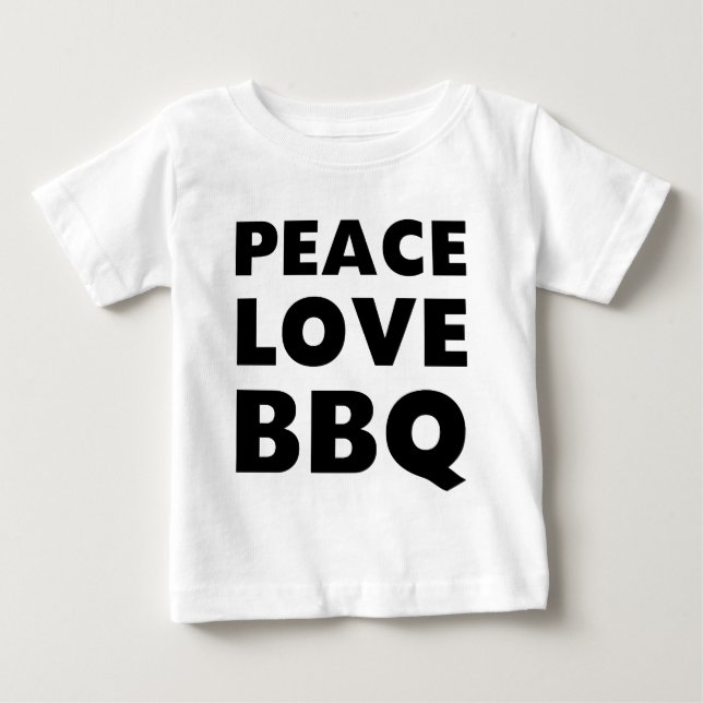 FredkärlekBBQ Tee Shirt (Framsida)