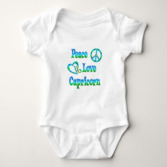 FredkärlekCapricorn Tee Shirt (Framsida)