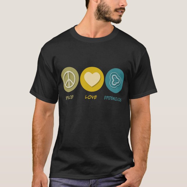 FredkärlekEpidemiology Tee Shirt (Framsida)