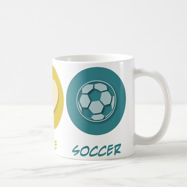 Fredkärlekfotboll Kaffemugg (Höger)