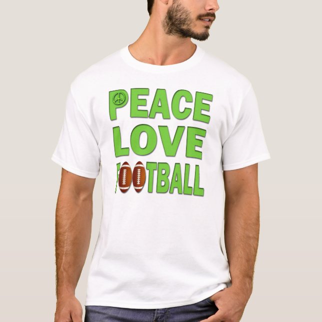 FREDKÄRLEKFOTBOLL TEE SHIRT (Framsida)