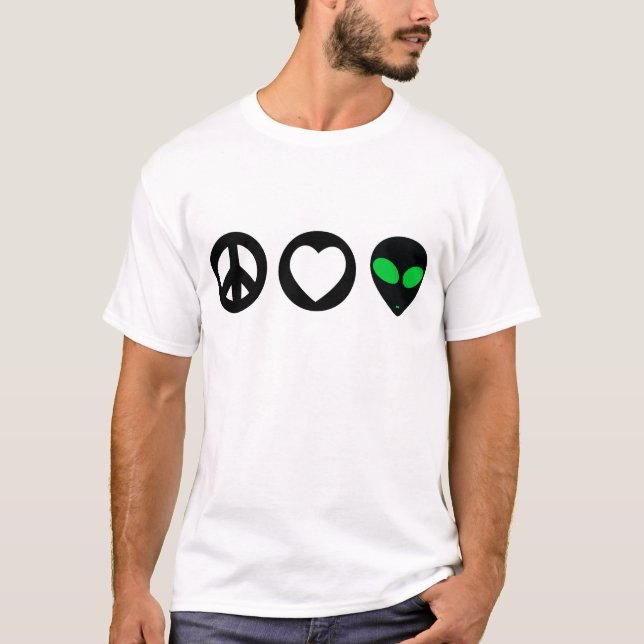 Fredkärlekfrämling Tee Shirt (Framsida)