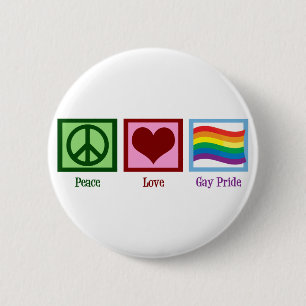 Fredkärlekgay pride knapp