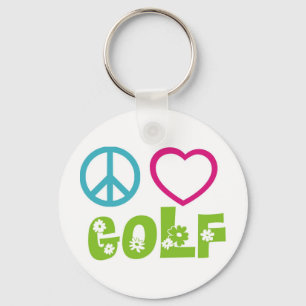 FredkärlekGolf Nyckelring