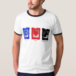 Fredkärlekgreat dane tee shirt
