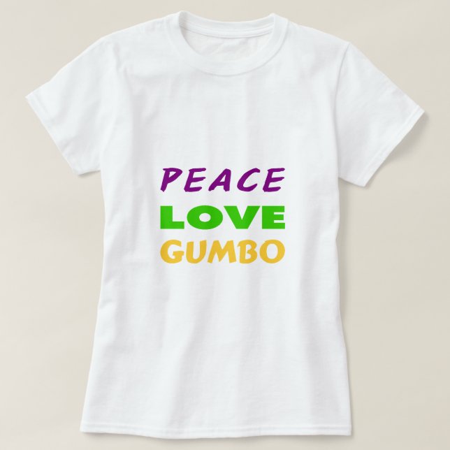 FREDKÄRLEKGUMBO TEE SHIRT (Design framsida)