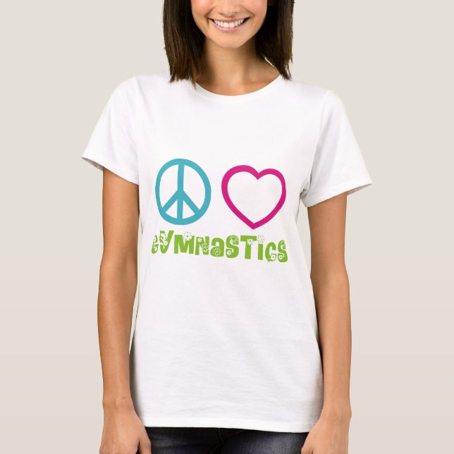 Fredkärlekgymnastik Tee Shirt (Framsida)