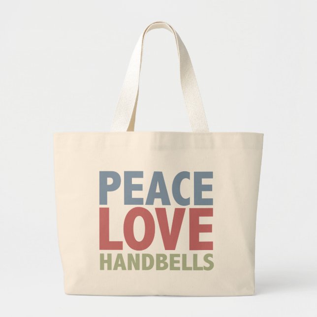 FredkärlekHandbells Jumbo Tygkasse (Framsidan)