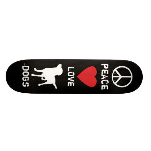 Fredkärlekhundar Mini Skateboard Bräda 18,5 Cm