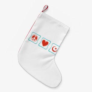 Fredkärlekislam kvadrerar liten julstrumpa