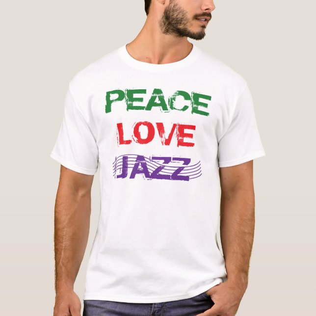 FREDKÄRLEKJAZZ TRÖJA (Framsida)