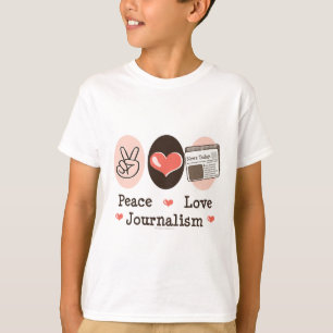 Fredkärlekjournalistik lurar tröjan tee shirt