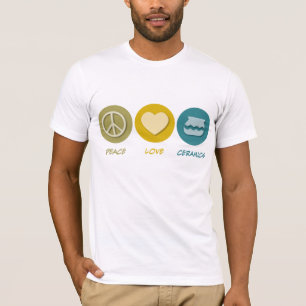 Fredkärlekkeramik T-shirt