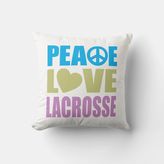 FredkärlekLacrosse Kudde (Framsida)