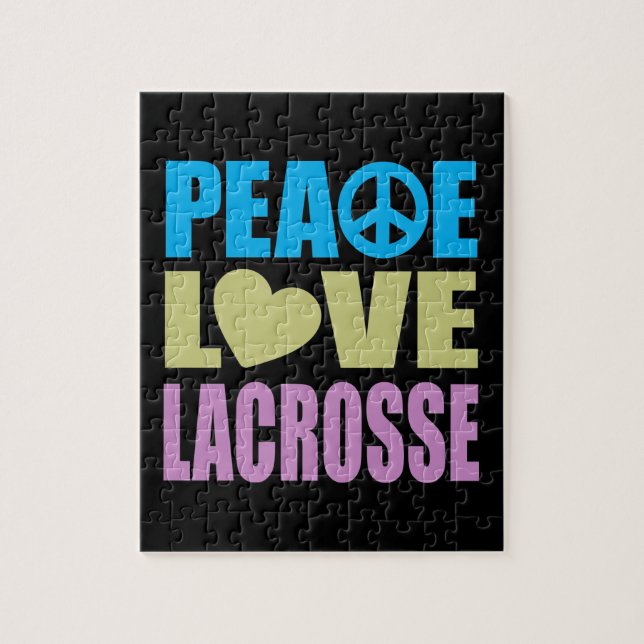 FredkärlekLacrosse Pussel (Vertikal)