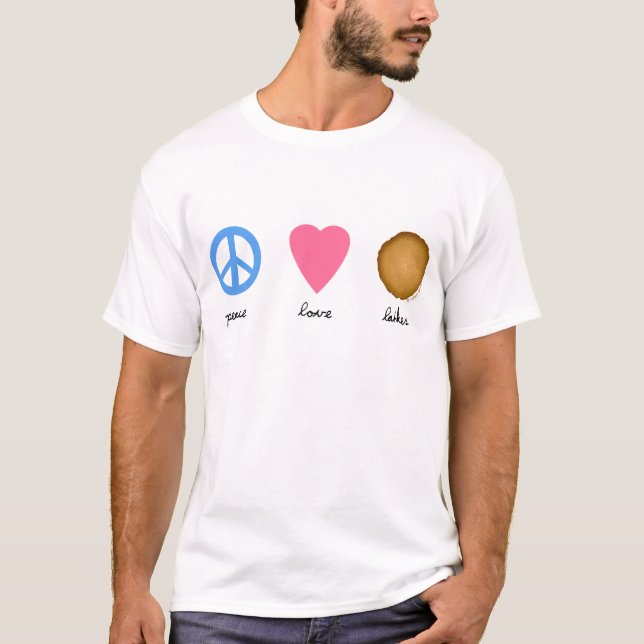FredkärlekLatkes T Shirt (Framsida)