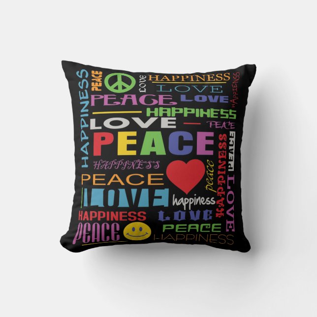 Fredkärleklycka Kudde (Framsida)