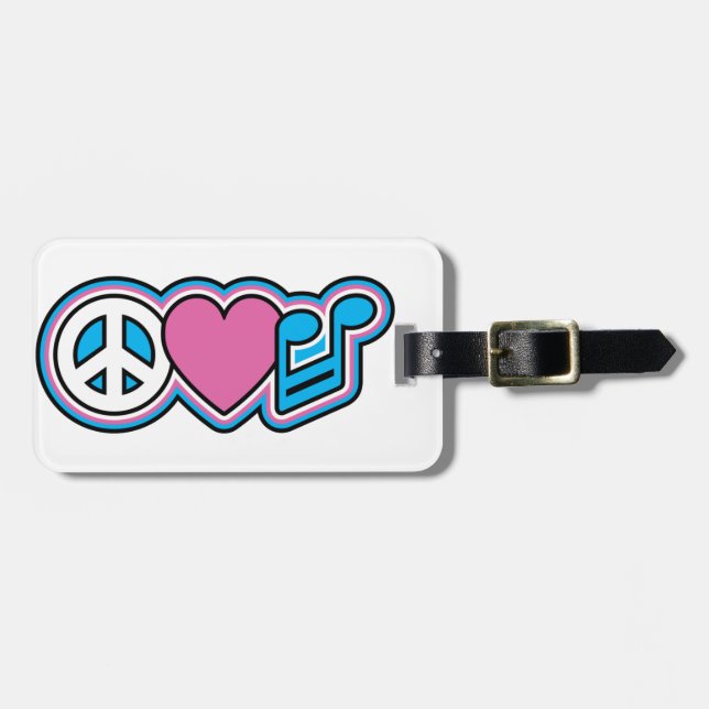 FREDKÄRLEKMUSIK BAGAGEBRICKA (Horisontell Framsida)