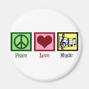 Fredkärlekmusik Magnet