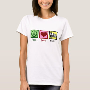 Fredkärlekmusik Tee Shirt