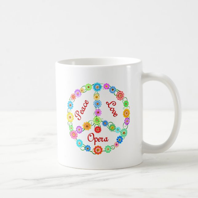 Fredkärlekopera Kaffemugg (Höger)
