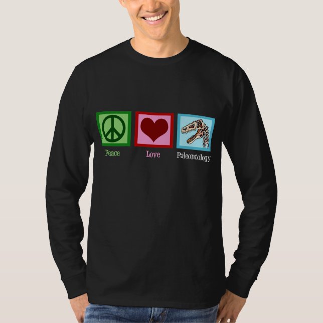 FredkärlekPaleontology Tee (Framsida)