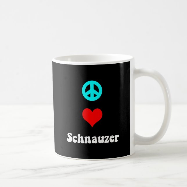 FredkärlekSchnauzer Kaffemugg (Höger)