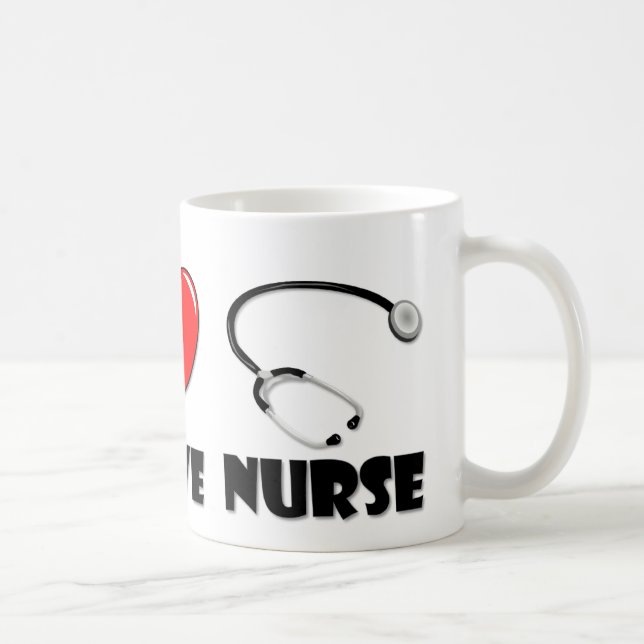 Fredkärleksjuksköterska Kaffemugg (Höger)
