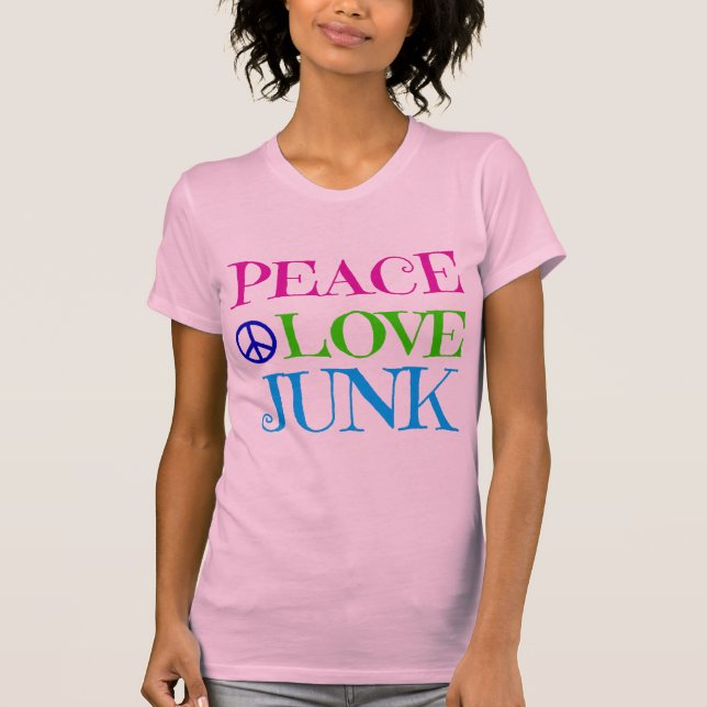 Fredkärlekskräp T Shirt (Framsida)