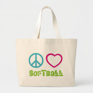 Fredkärleksoftball Jumbo Tygkasse