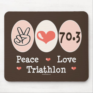 FredkärlekTriathlon Mousepad Musmatta