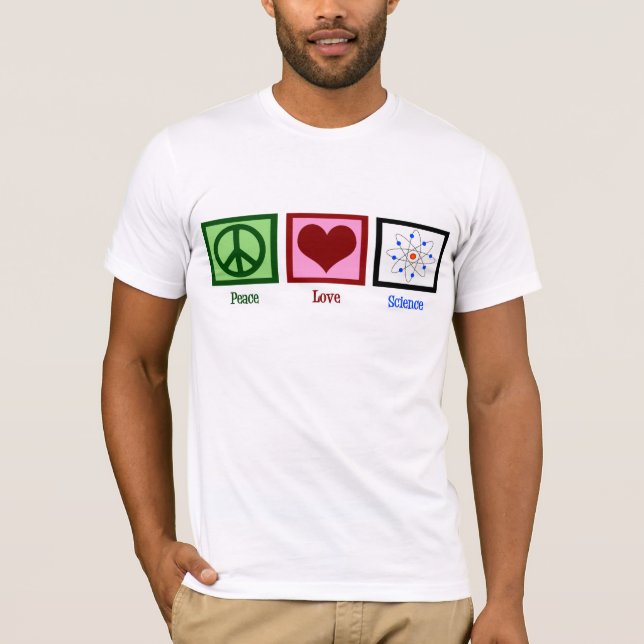 Fredkärlekvetenskap T-shirt (Framsida)