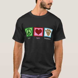 Fredkärlekveterinär Tee Shirt