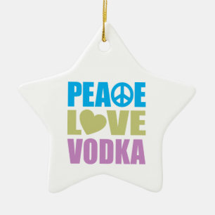 FredkärlekVodka Julgransprydnad Keramik