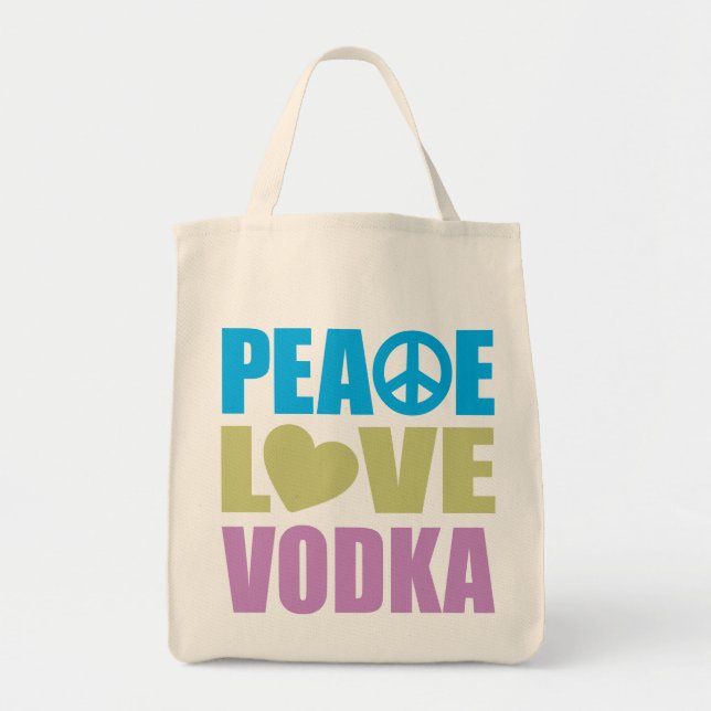 FredkärlekVodka Tygkasse (Framsidan)