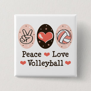 Fredkärlekvolleyboll knäppas knapp