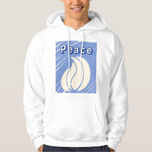 Fredlig Abstrakt - minimalistisk konst Hoodie