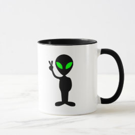 Fredlig Alien Mugg