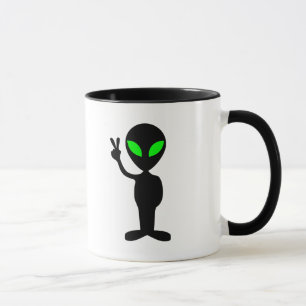 Fredlig Alien Mugg
