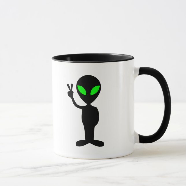 Fredlig Alien Mugg (Höger)