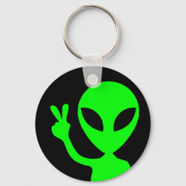 Fredlig Alien Nyckelring