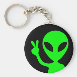 Fredlig Alien Nyckelring
