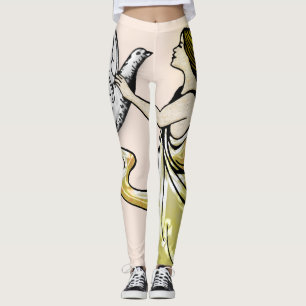 Fredlig beskyddare med Dove Leggings