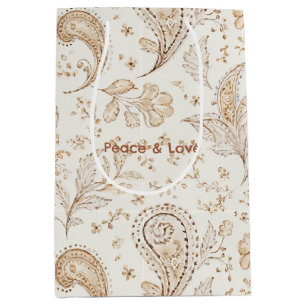 Fredlig bohemisk hippie sextiotalet paisley födels