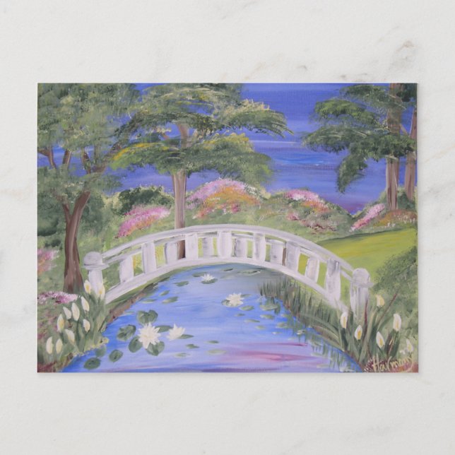 Fredlig bro vykort (Framsida)