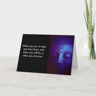 Fredlig Buddha Kort