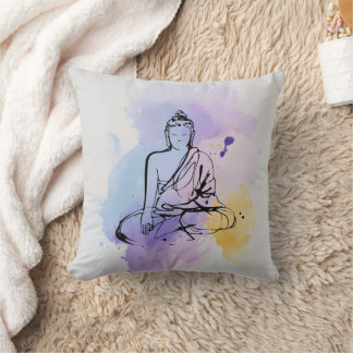 Fredlig buddha Meditation Pillow Kudde