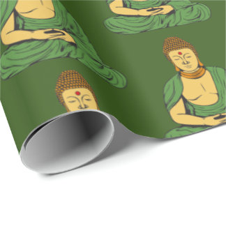 Fredlig buddhist Munk Presentpapper