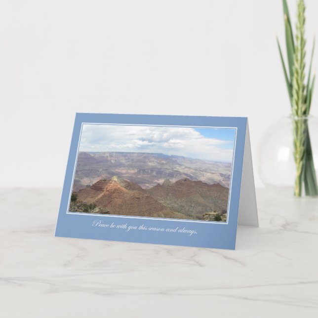 Fredlig Canyon Helgkort (Framsida)