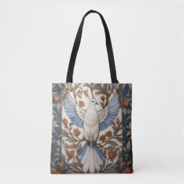 Fredlig Dove William Morris Inspired Blommigt Tygkasse